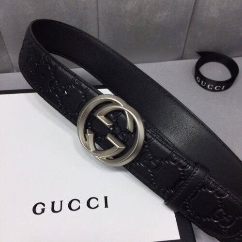 High Quality Luxury Gucci Belt 40Mm Silver alternate view