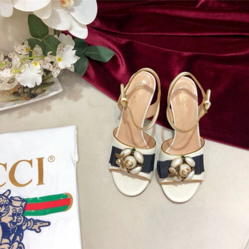 High Quality Luxury Gucci Block Heel Sandals Shoes – Style 68115 alternate view