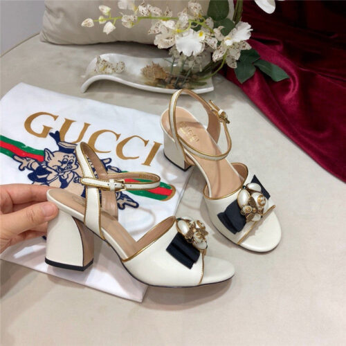 High Quality Luxury Gucci Block Heel Sandals Shoes – Style 68115 product detail