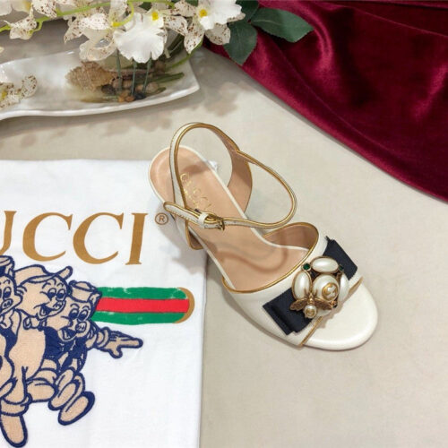 High Quality Luxury Gucci Block Heel Sandals Shoes – Style 68115 product detail