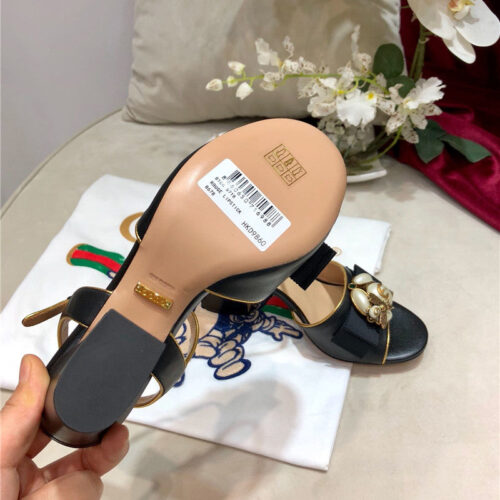 High Quality Luxury Gucci Block Heel Sandals Shoes – Style 97491 product detail