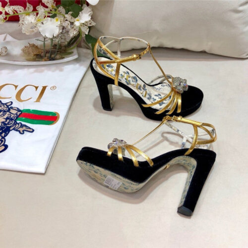 High Quality Luxury Gucci Heels Sandals – Style 37619 product detail