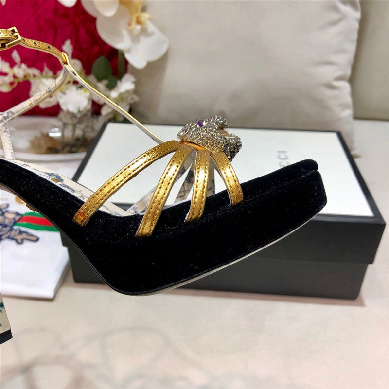 High Quality Luxury Gucci Heels Sandals – Style 37619 product detail
