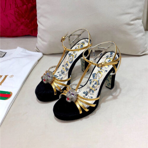 High Quality Luxury Gucci Heels Sandals – Style 37619
