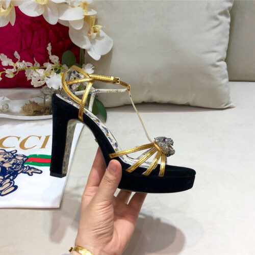 High Quality Luxury Gucci Heels Sandals – Style 37619 product detail
