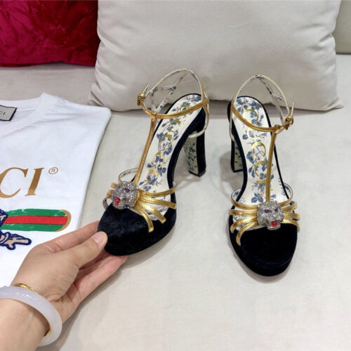 High Quality Luxury Gucci Heels Sandals – Style 37619 product detail
