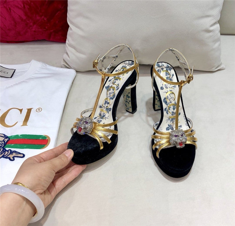 High Quality Luxury Gucci Heels Sandals – Style 37619 product detail
