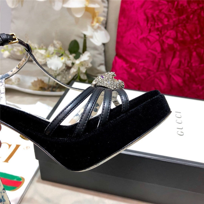 High Quality Luxury Gucci Heels Sandals – Style 70387 product detail