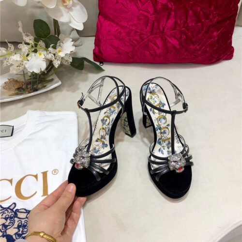 High Quality Luxury Gucci Heels Sandals – Style 70387 product detail