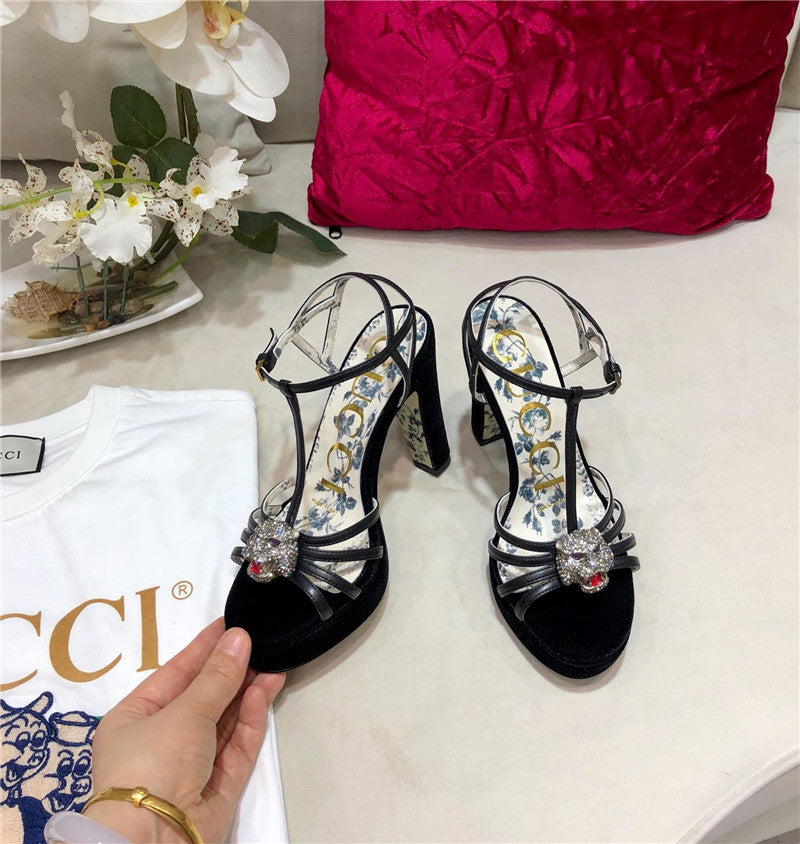 High Quality Luxury Gucci Heels Sandals – Style 70387 product detail