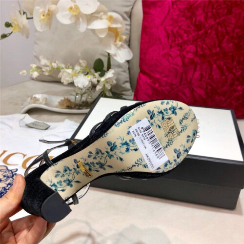 High Quality Luxury Gucci Heels Sandals – Style 70387 product detail