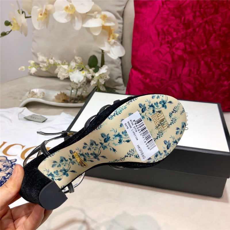 High Quality Luxury Gucci Heels Sandals – Style 70387 product detail