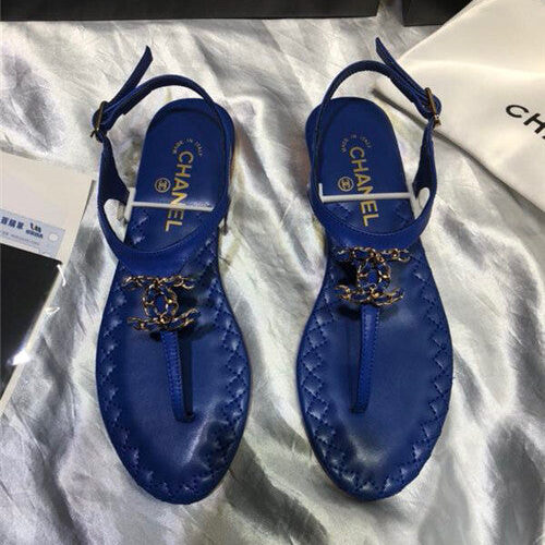 High Quality Luxury Chanel Sheepskin Flat Sandals – Style 17030 product detail
