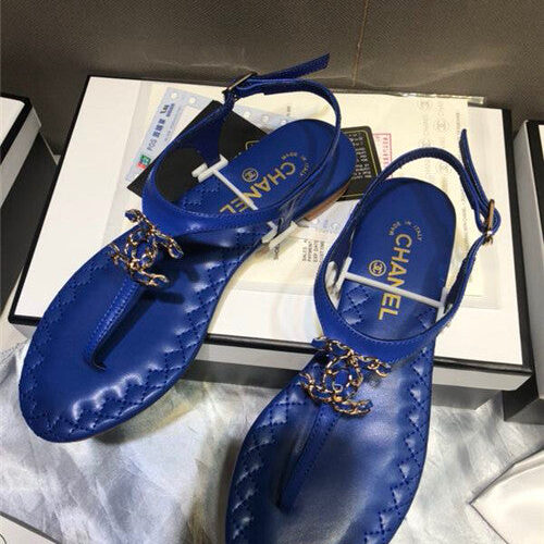 High Quality Luxury Chanel Sheepskin Flat Sandals – Style 17030 product detail