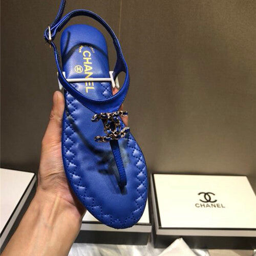 High Quality Luxury Chanel Sheepskin Flat Sandals – Style 17030 product detail