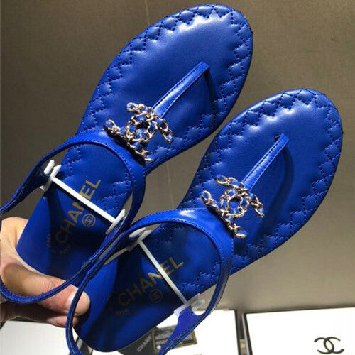 High Quality Luxury Chanel Sheepskin Flat Sandals – Style 17030 product detail