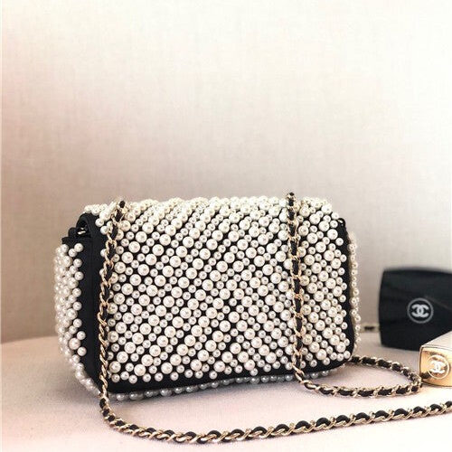 High Quality Luxury Chanel Pearl Handbag product detail