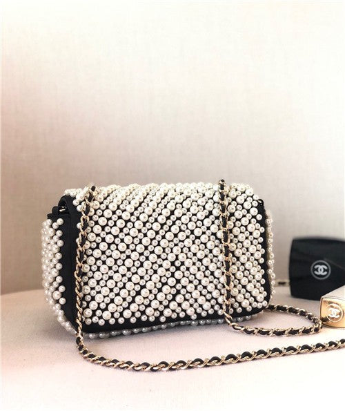 High Quality Luxury Chanel Pearl Handbag product detail