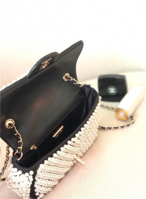 High Quality Luxury Chanel Pearl Handbag product detail