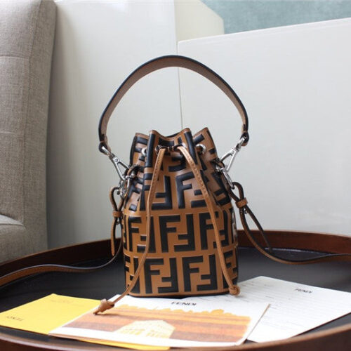 High Quality Luxury Fendi Mon Tresor Mini Drawstring Bag – 18 cm