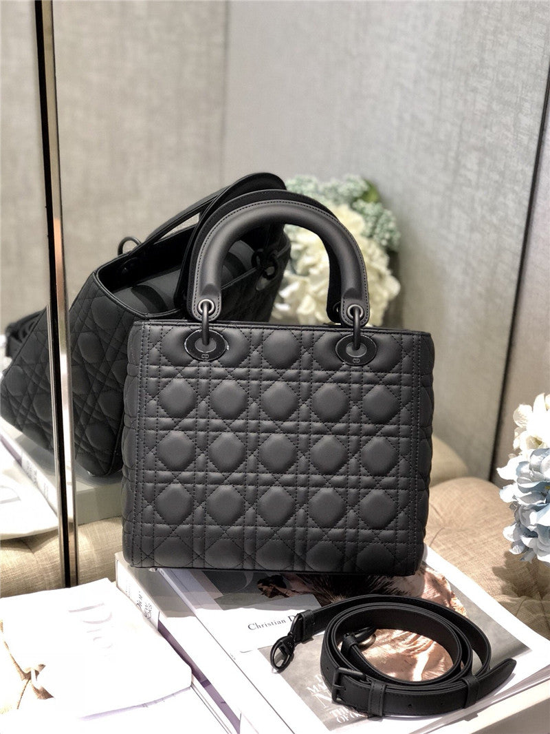 High Quality Luxury Lady Dior Medium Black product detail