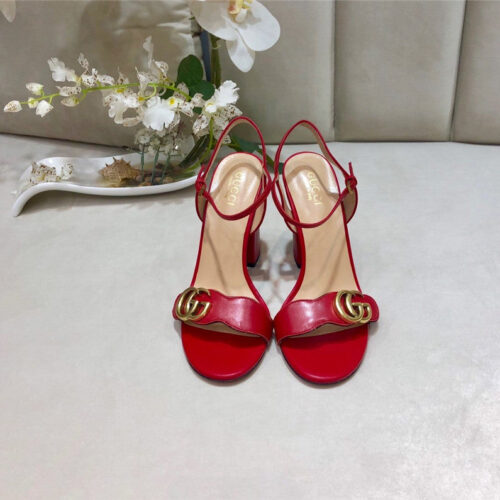 High Quality Luxury Gucci Block Heel Sandals Shoe – Style 76595 alternate view