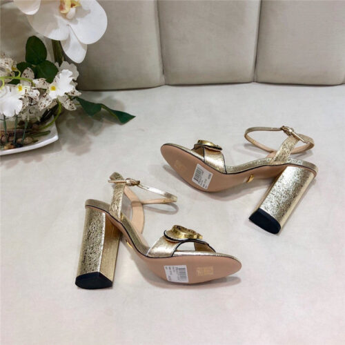 High Quality Luxury Gucci Block Heel Sandals Shoe – Style 45523 product detail