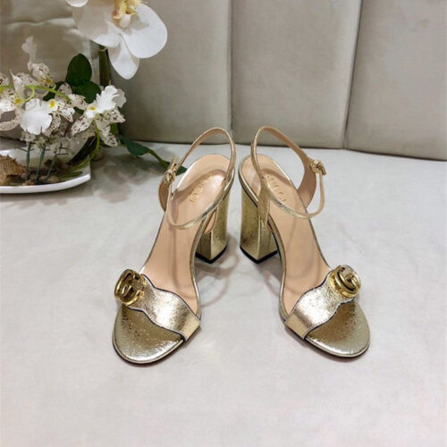 High Quality Luxury Gucci Block Heel Sandals Shoe – Style 45523 alternate view