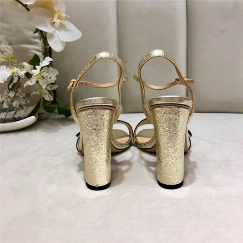 High Quality Luxury Gucci Block Heel Sandals Shoe – Style 45523 product detail