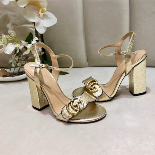 High Quality Luxury Gucci Block Heel Sandals Shoe – Style 45523 product detail