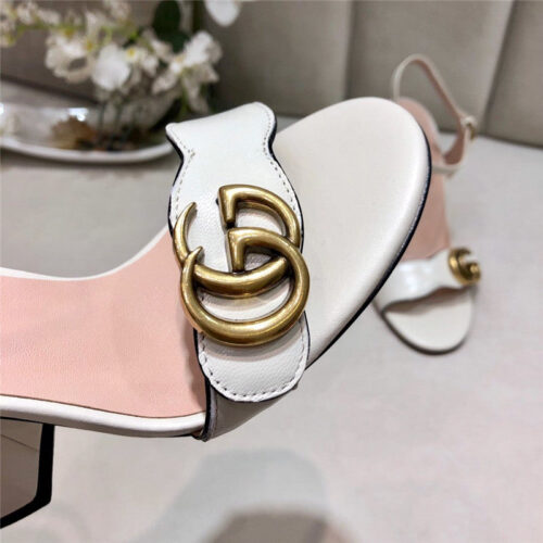High Quality Luxury Gucci Block Heel Sandals Shoe – Style 42131 product detail