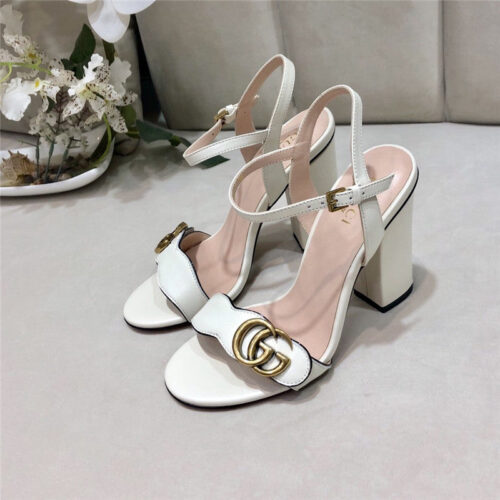 High Quality Luxury Gucci Block Heel Sandals Shoe – Style 42131