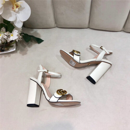 High Quality Luxury Gucci Block Heel Sandals Shoe – Style 42131 product detail