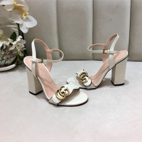 High Quality Luxury Gucci Block Heel Sandals Shoe – Style 42131 product detail