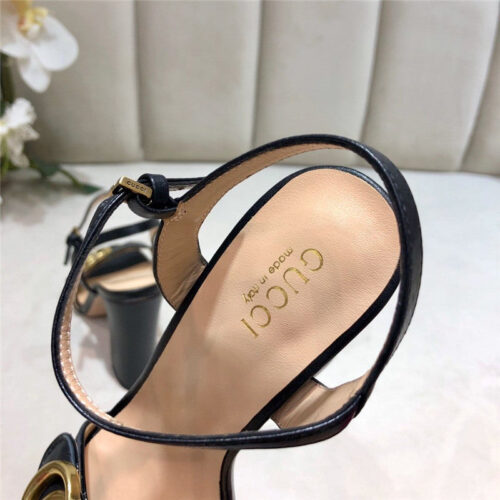 High Quality Luxury Gucci Block Heel Sandals Shoe – Style 81683 product detail
