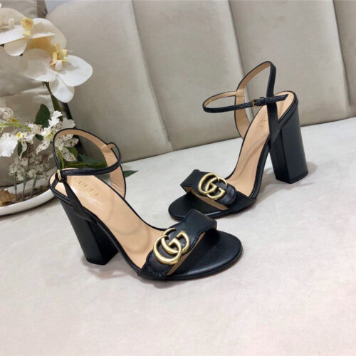 High Quality Luxury Gucci Block Heel Sandals Shoe – Style 81683 product detail