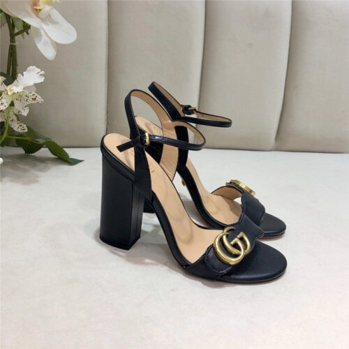 High Quality Luxury Gucci Block Heel Sandals Shoe – Style 81683 alternate view