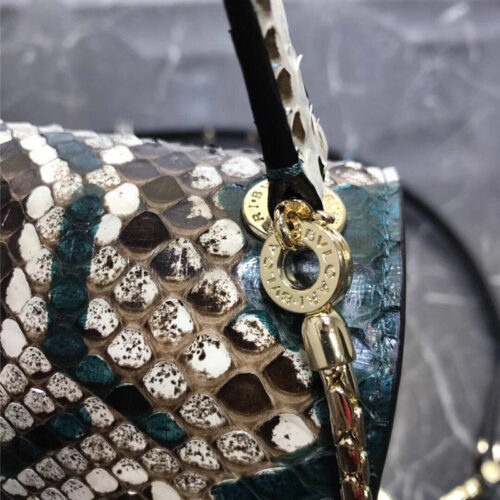 High Quality Luxury Bvlgari Snakeskin Bag – Style 42638 product detail