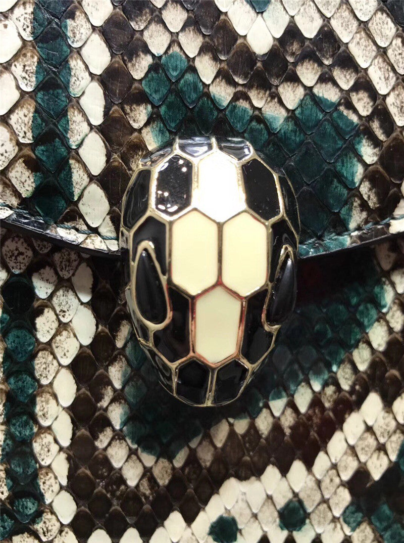 High Quality Luxury Bvlgari Snakeskin Bag – Style 42638 product detail
