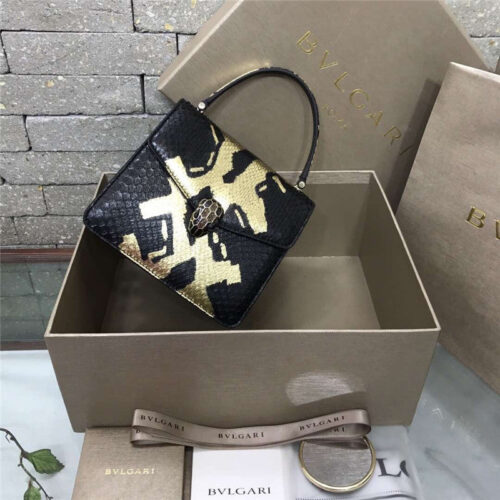 High Quality Luxury Bvlgari Snakeskin Bag product detail
