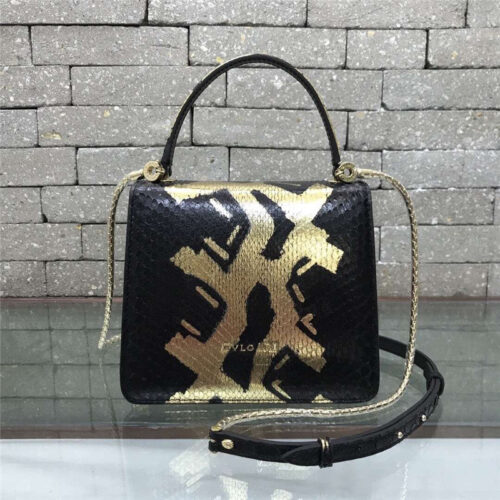 High Quality Luxury Bvlgari Snakeskin Bag product detail