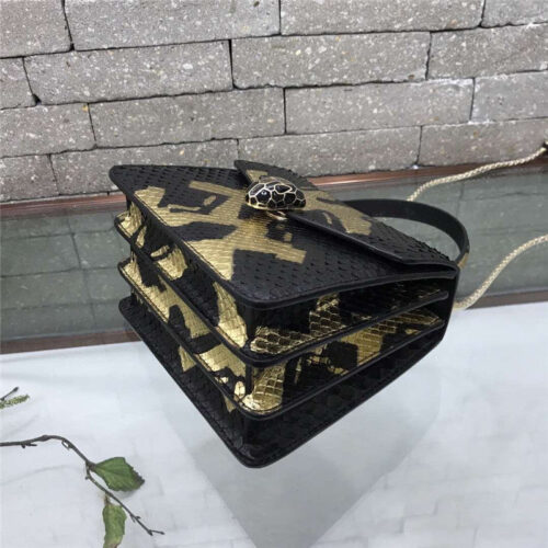 High Quality Luxury Bvlgari Snakeskin Bag product detail
