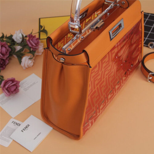 High Quality Luxury Peekaboo Fendi Orange alternate view