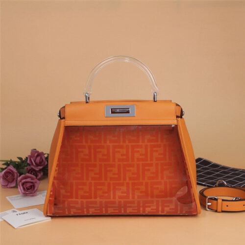 High Quality Luxury Peekaboo Fendi Orange product detail