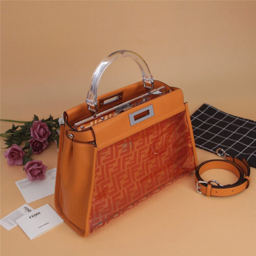 High Quality Luxury Peekaboo Fendi Orange product detail