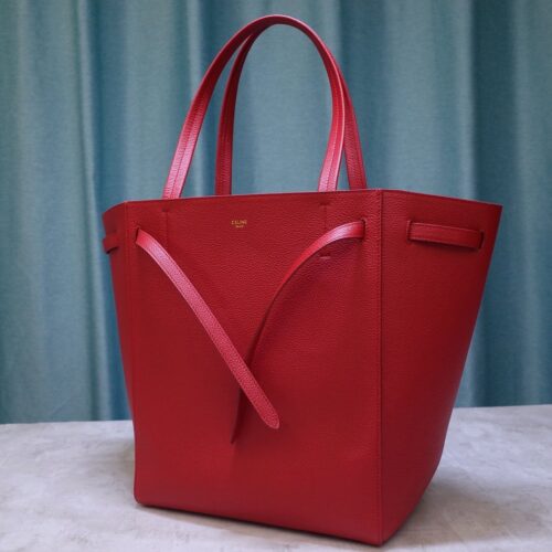 High Quality Luxury Celine Small Cabas In Grained Calfskin alternate view