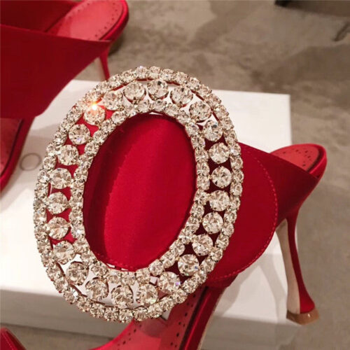 High Quality Luxury Manolo Blahnik Sandals Heels Red product detail