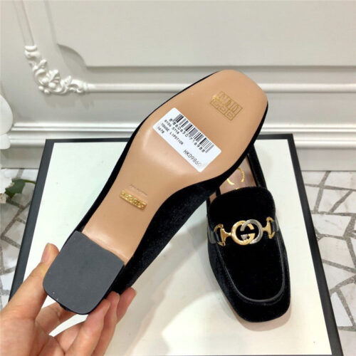 High Quality Luxury Gucci Block Heel Sandals Shoes – Style 37043 product detail