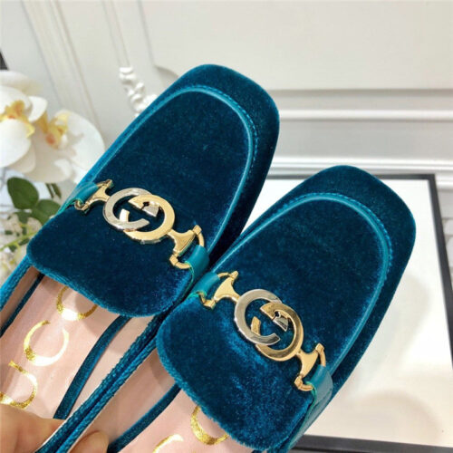 High Quality Luxury Gucci Block Heel Sandals Shoes – Style 73203 product detail