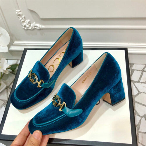 High Quality Luxury Gucci Block Heel Sandals Shoes – Style 73203 product detail